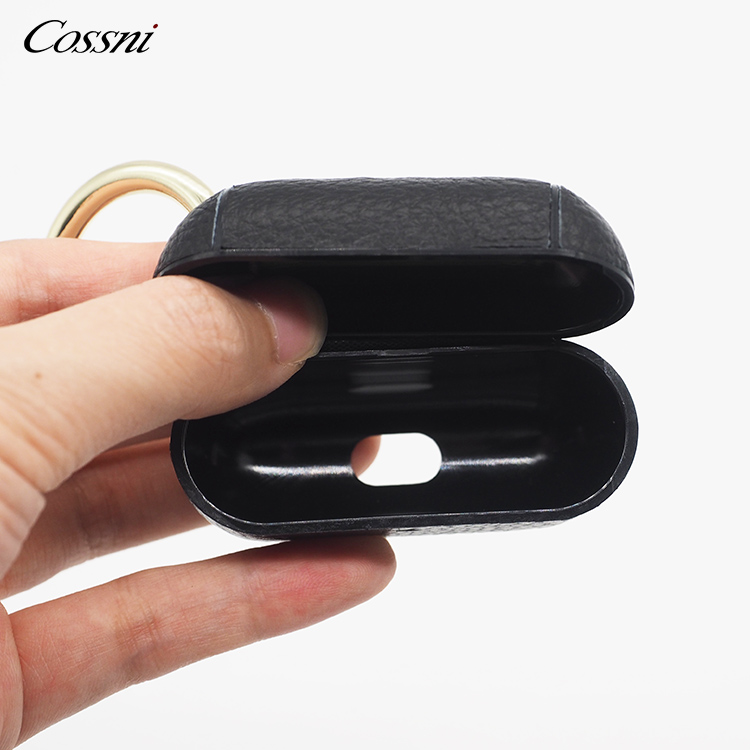 批發(fā)真皮無線耳機(jī)盒耳機(jī)皮套用于Airpods pro