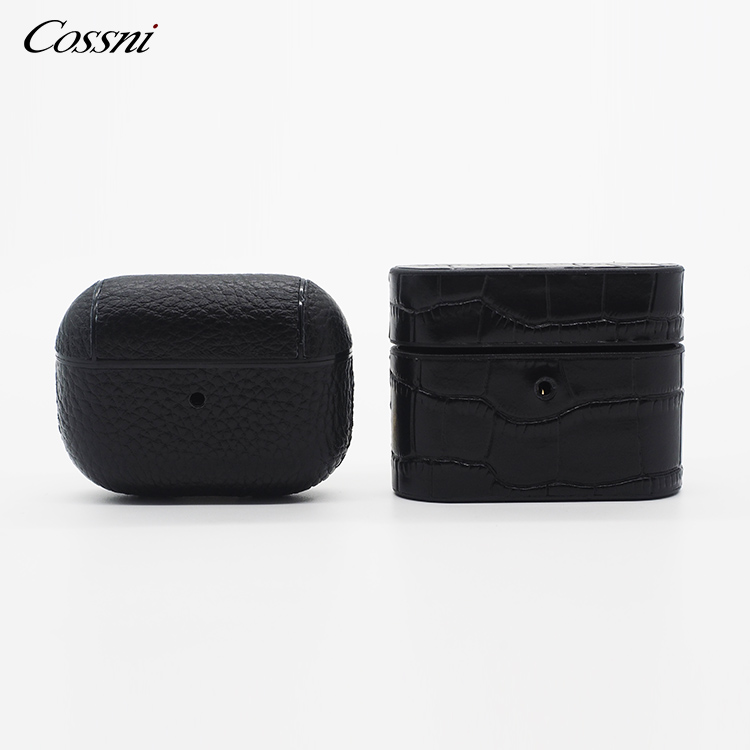 批發(fā)真皮無(wú)線耳機(jī)盒耳機(jī)皮套用于Airpods pro
